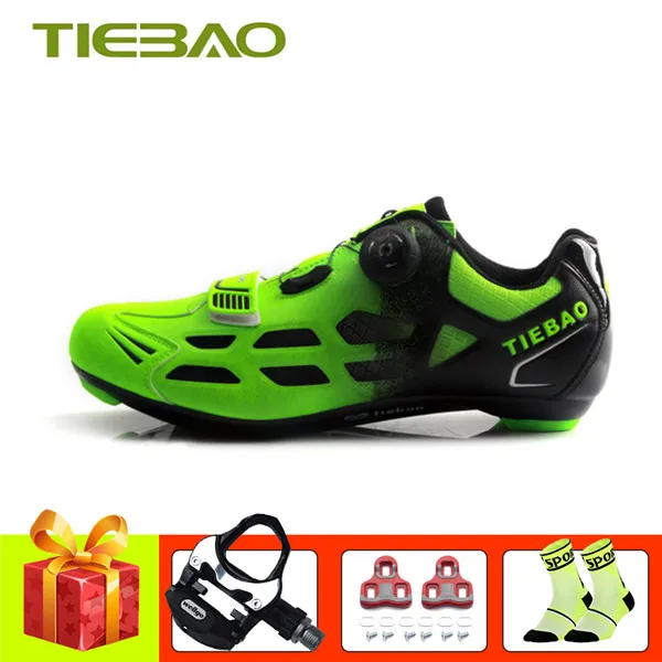 pedals with 1259A G Tiebao обувь для шоссейного велосипеда sapatilha ciclismo pedales bicicleta самозакрывающаяся спортивная обувь для велоспорта дышащие кроссовки суперзвезды - Цвет: pedals with 1259A G