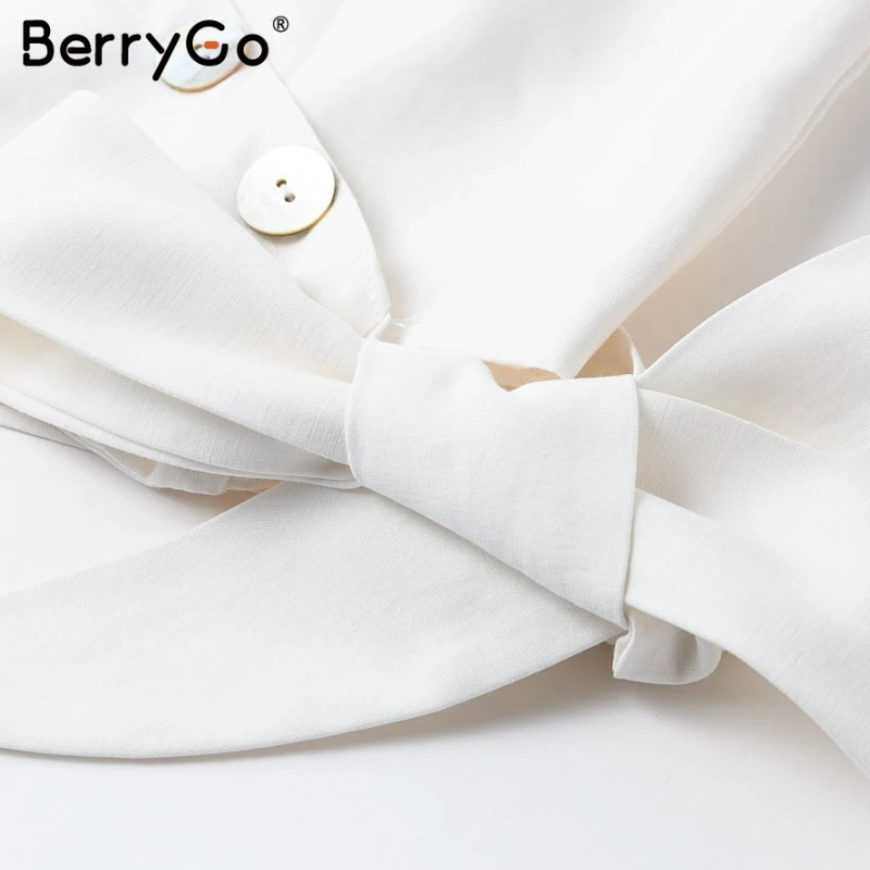 BerryGo, сексуальная майка на бретельках, женские Топики, элегантные топы с v-образным вырезом, повседневные женские топы на пуговицах, на шнуровке сбоку, женские летние топы