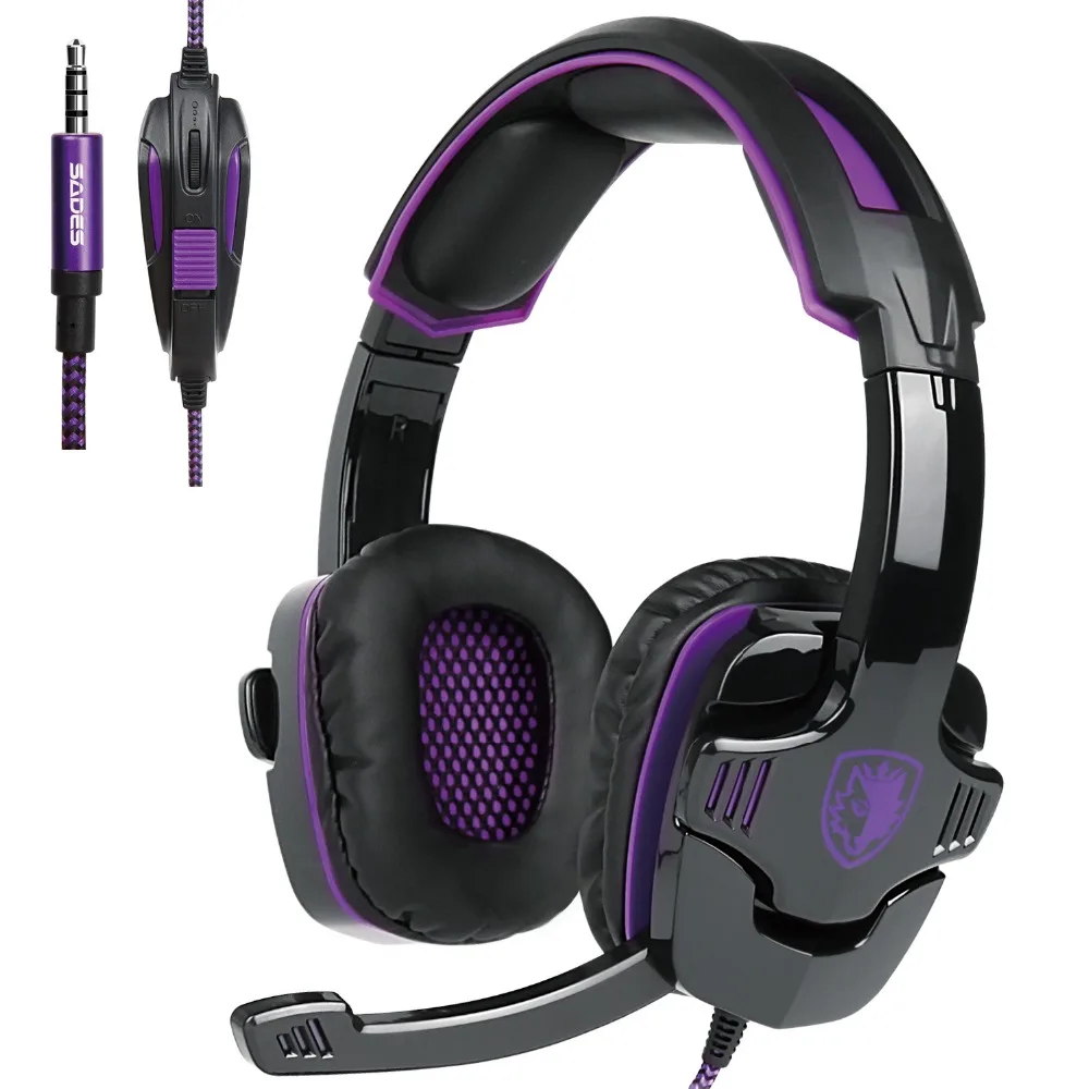 Sades SA 930 шлем PS4 игровые гарнитуры набор головок проводные наушники с микрофоном