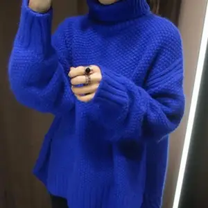 Осенне-зимние женские пуловеры, свободный утепленный свитер с длинными рукавами