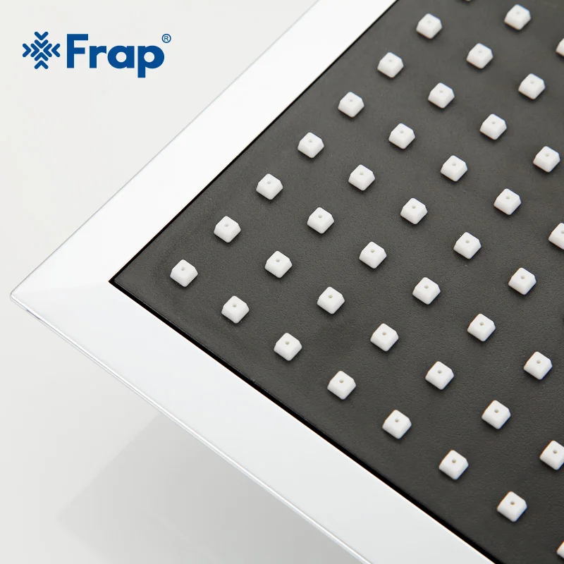 FRAP 205*205 мм ABS душевая головка с рычагом из нержавеющей стали водосберегающий верхний дождевой Душ F2406