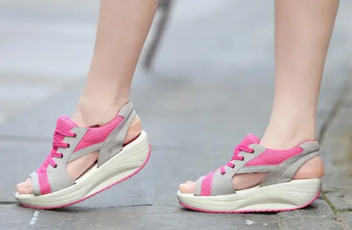 Akexiy zapatillas mujer женская обувь на танкетке дышащая для бега женские кроссовки