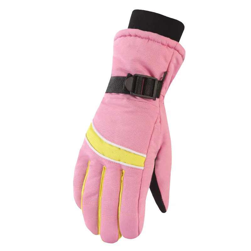 

Winter Gloves Ladies' Anti Cold Warm Cotton Thickening Velvet Waterproof Outdoor Wear Resistant Riding Gloves