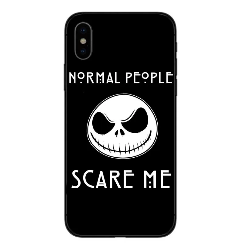 Мягкий силиконовый чехол для телефона Jack Skellington с забавными выражениями на