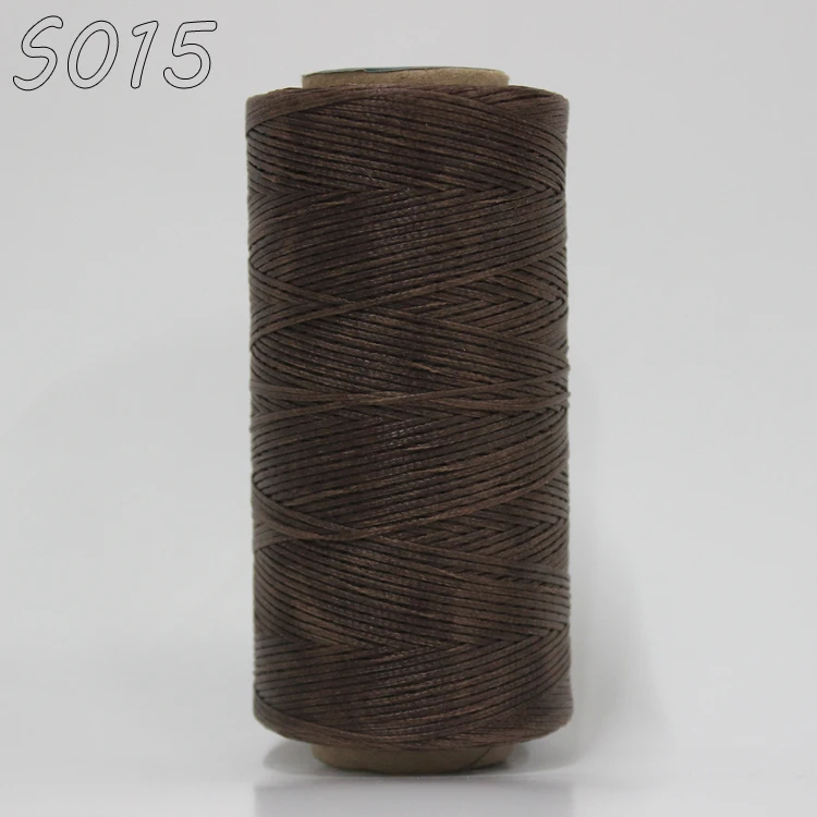 Отличное качество оптовая продажа цветная нить 80 цветов 150D плоская вощеная 0 8 мм