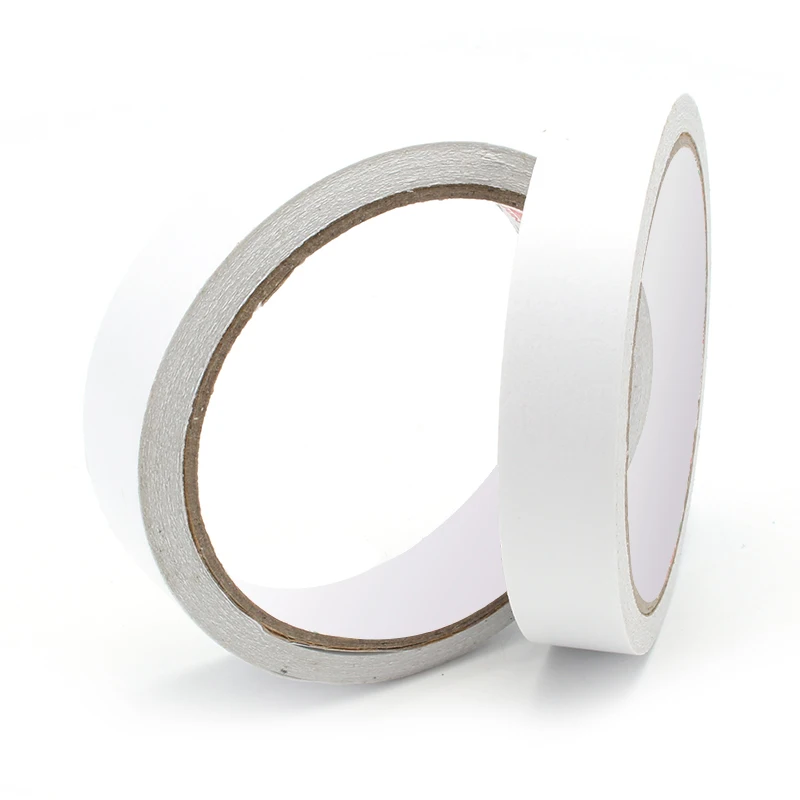 Двусторонняя клейкая лента 12 м 5/9/12/18/24 мм|two sided tape|white double tapetape adhesive |