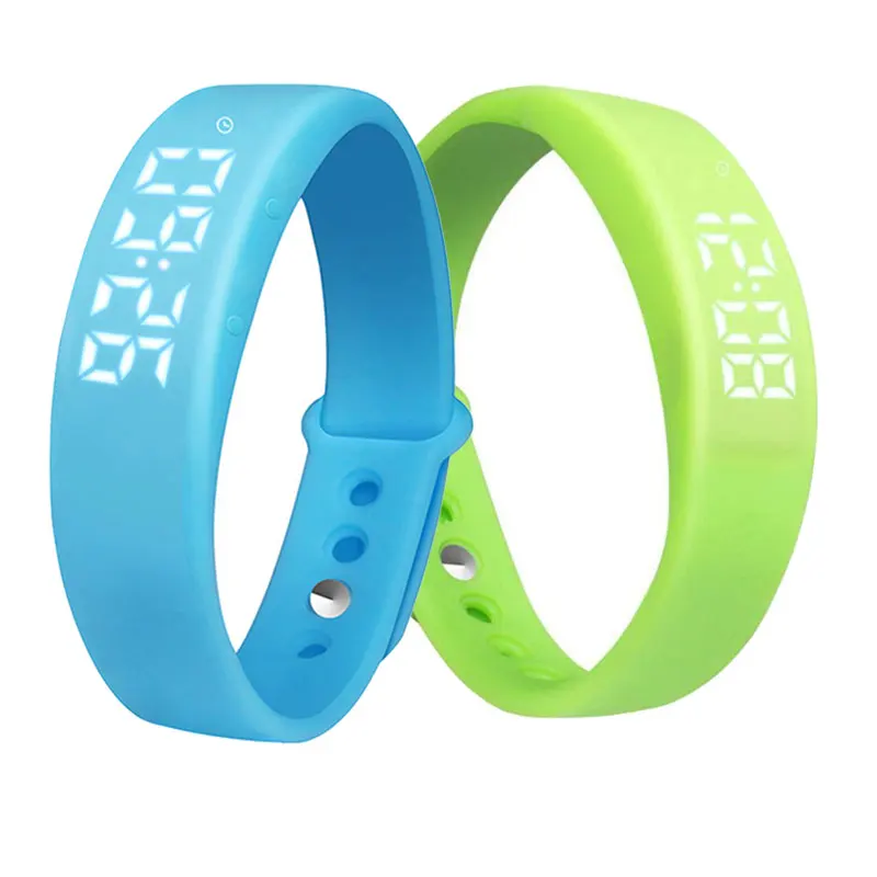 Blue Green W5 умный браслет, браслет, 3D шагомер, счетчик шагов, отслеживание калорий, спящий монитор, фитнес-трекер, умный Браслет - Цвет: Blue Green