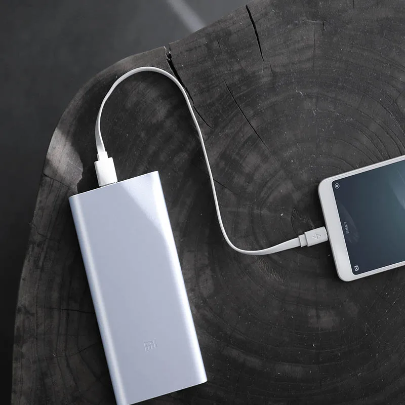 Оригинальный xiaomi Мощность bank 2 Mi 10000 mAh Quick Charge литий полимерный Внешняя батарея