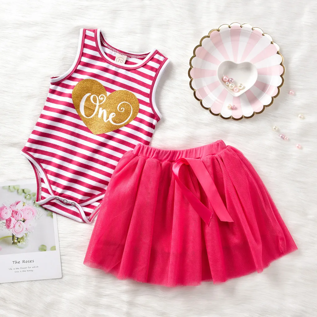 Одежда для новорожденных девочек и мальчиков комбинезон в полоску с надписью