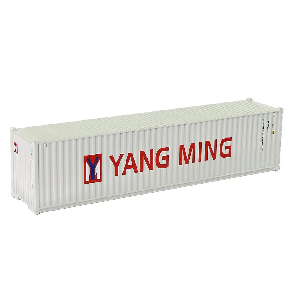 YANG MING 3 шт. Хо масштабная модель поезда 40 футовый контейнер 40ft сборный дом с доставкой в грузовой вагон 1: 87 C8746 железной дороги - Color: YANG MING