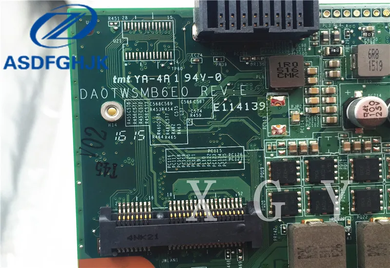 Материнская плата для ноутбука Shenzhou Для Ares K610C K610D DA0TWSMB6E0 DDR3L неинтегрированная