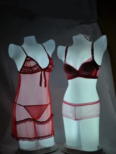 Модное женское нижнее белье высшего уровня манекен для бюста с подсветкой
