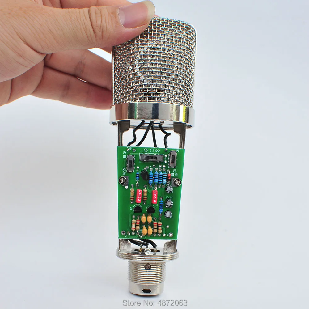 DIY Профессиональный 25 мм капсулы, музыкальный Студийный микрофон, звукозапись музыки, конденсаторный микрофон