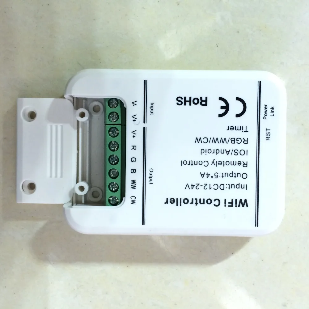 Wi Fi LED контроллер ISO Android 16 миллионов цветов 5CH 5 каналов RGBW/WW/CW DC12 24V управление