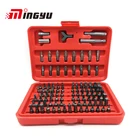 Набор профессиональных бит MING YU 100 шт.компл., набор крепких головок для отвертки CR-V, набор головок с шестигранной головкой и чехлом