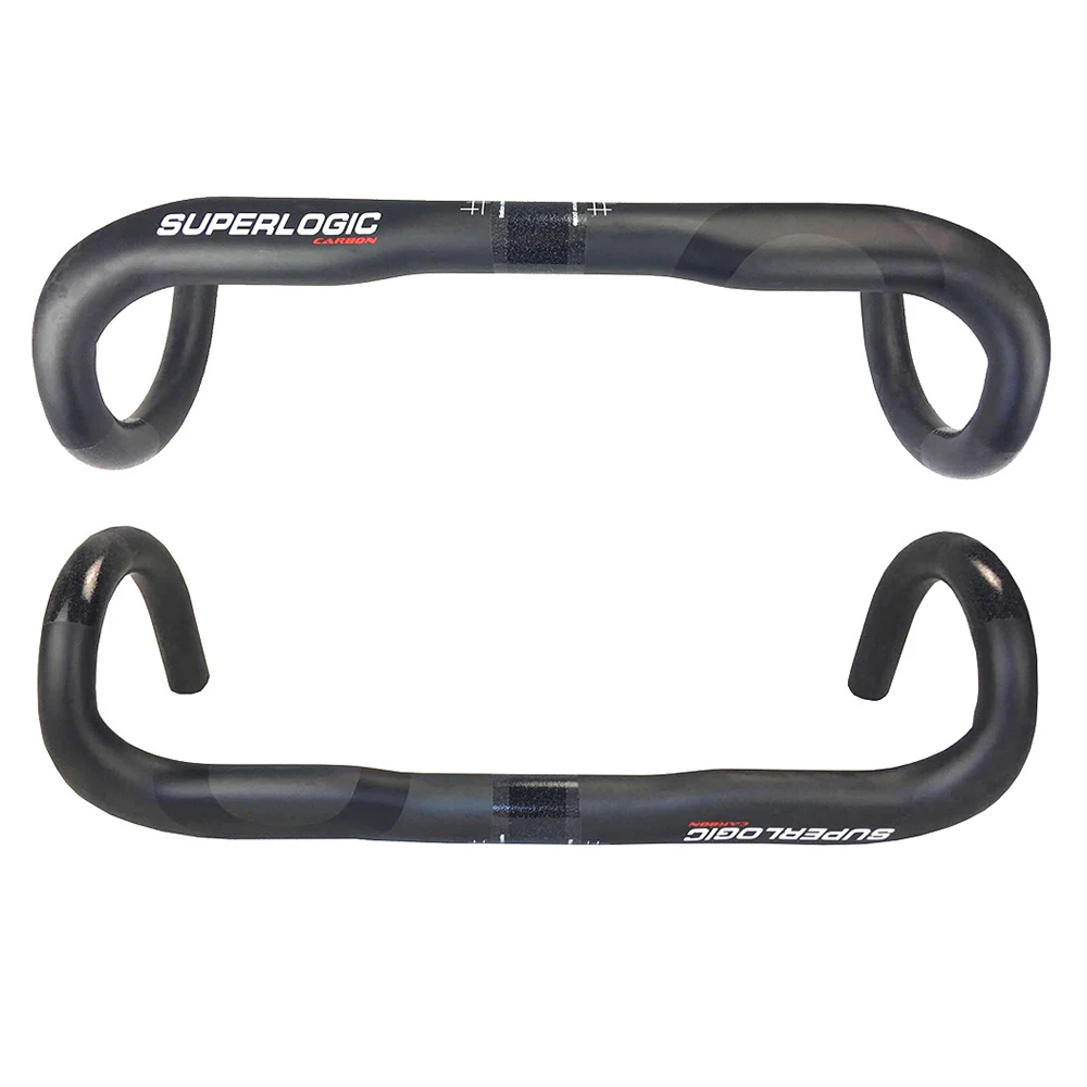 Cycling parts Bicycle Parts Handlebar carbon road bent bar inner routing 400/420mm matt bike Accessories | Спорт и развлечения