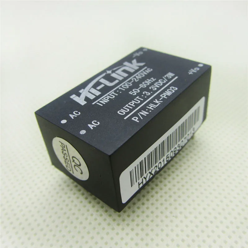 5 шт. HLK-PM03 AC-DC 220 В в 3 понижающий модуль питания Buck Интеллектуальный