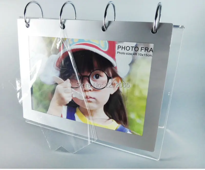 Настольная стойка-календарь Perspex для фотографий, меню или YCD-002 страниц календаря