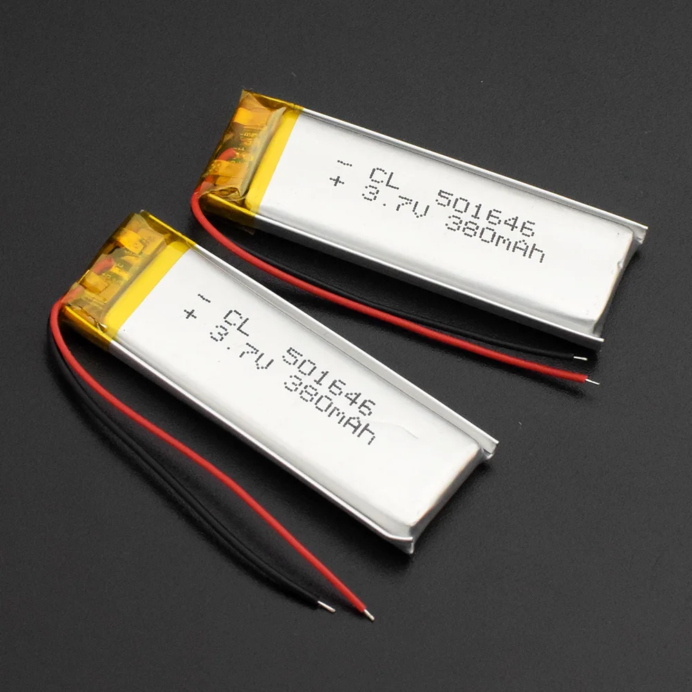 Перезаряжаемая литий полимерная батарея 2/4 3 7 в 380 мАч для Psp Gps Mp3 Pda камера Bluetooth