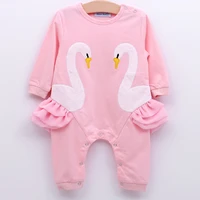 baby girls clothes cotton cartoon 3d decoration long sleeves baby boy romper jumpsuit for baby kids clothes