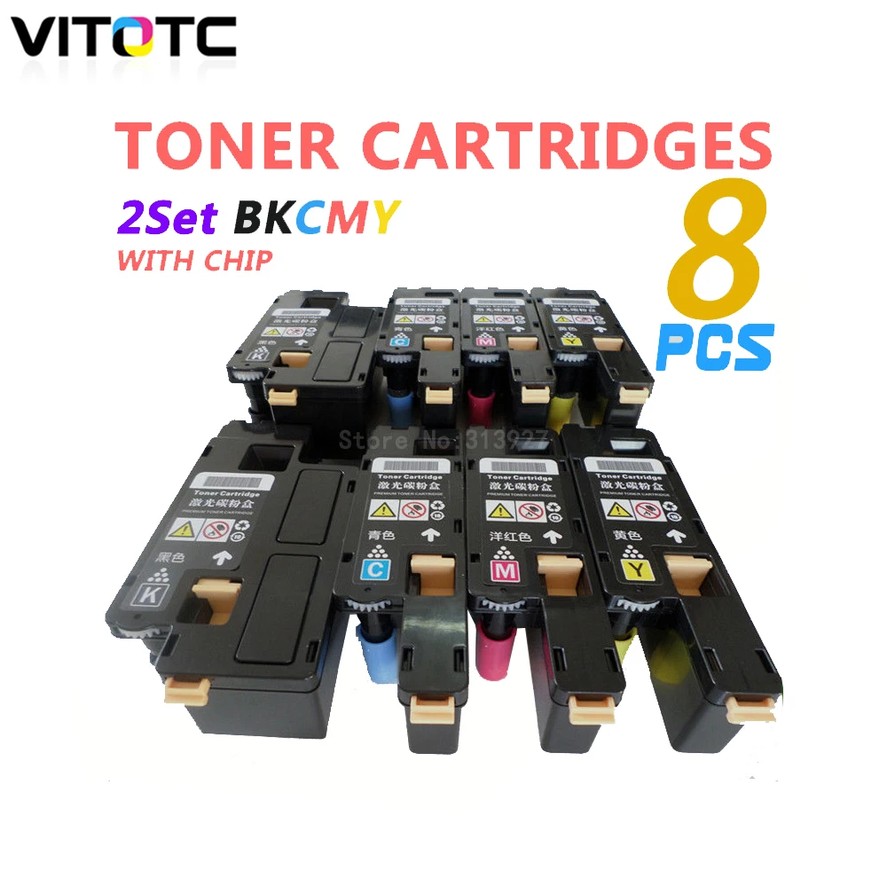 8x картридж с тонером совместимый Xerox Phaser 6010 6000 Workcentre 6015 6015V Printer 106R01629 106R01630 106R01633