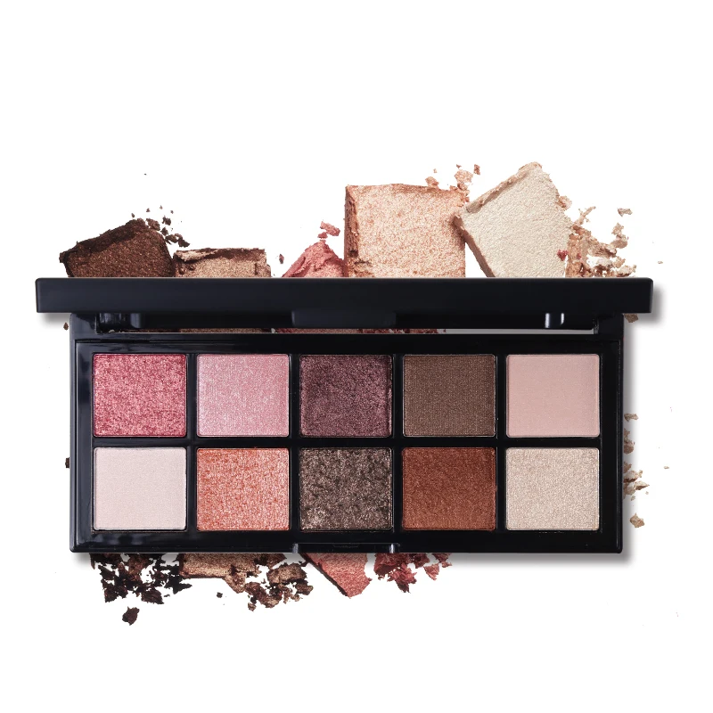 Тени для век TIAI 10 цветов блестящий макияж мерцающие тени палитра натуральных