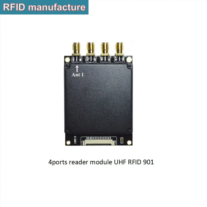 4 порта R2000 Impinj чип UHF RFID ридер большой радиус действия rfid модуль с бесплатными