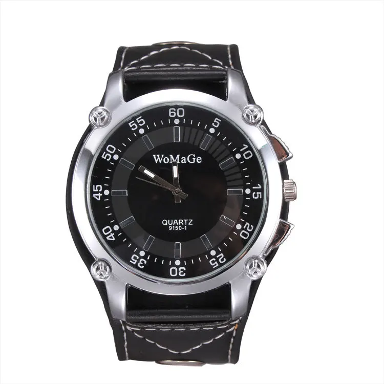2014 New Fashion Casual Watches Quartz Wrist Watch Leather Strap Brand Men Women Analog Big Dail Clock Top Quality Relogio | Наручные