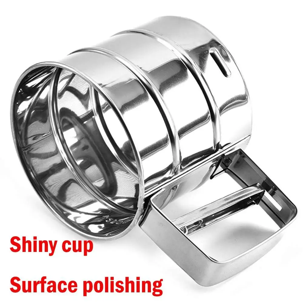 Сито для муки ручное прессованное из нержавеющей стали 1 шт. | Дом и сад