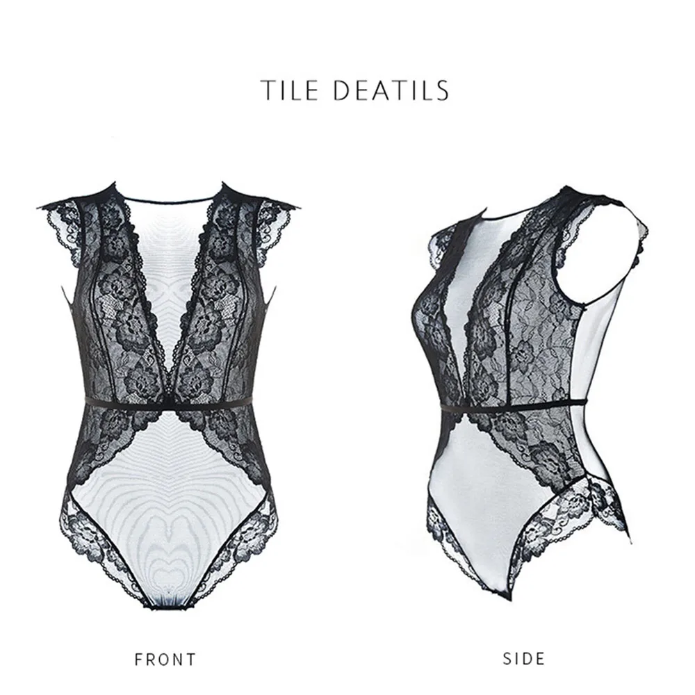 

Women Sexy Lingerie Babydoll Sleepwear Backless Lace Intimates Underwear G-string Erotic Teddies Bodysuit Hot Porno Costume