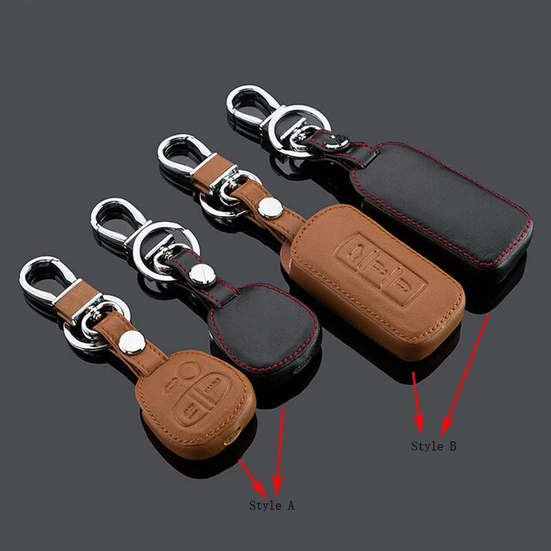 Кожаный чехол для автомобильного ключа держатель кольцо цепочка ключей mitsubishi
