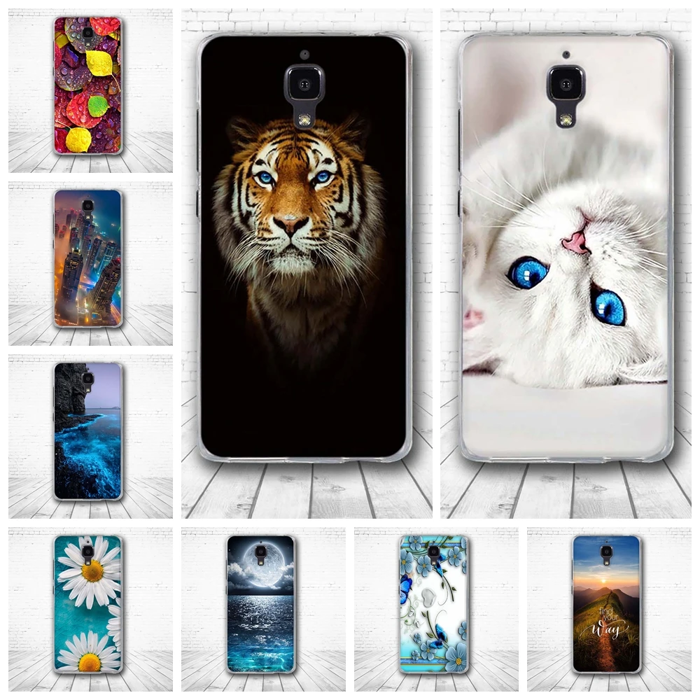 

Silicone Case For Xiaomi 4 Mi 4 MI4 M4 Case Soft TPU Phone Back Cover For Xiaomi Mi 4 Case Cover 5.0" Print Shells Fundas Coque