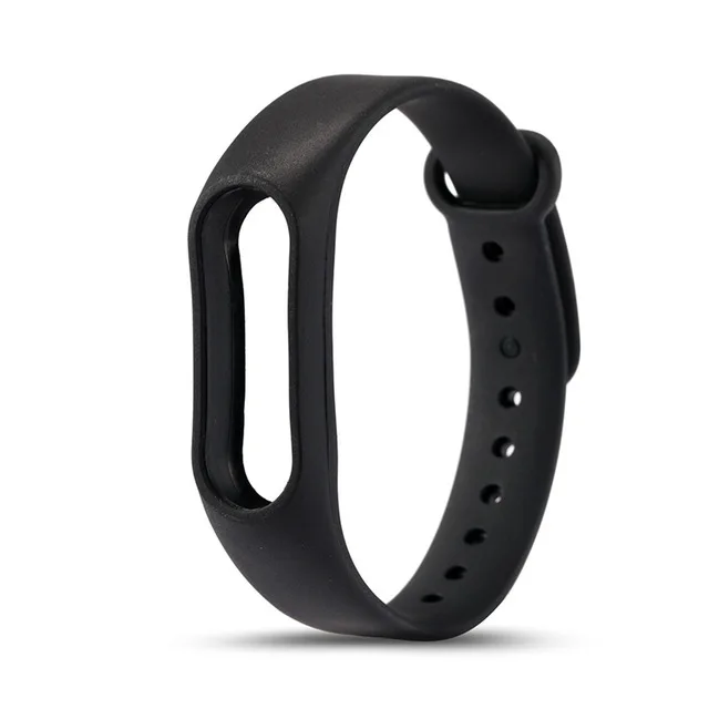 Black Сменные ремешки для Xiaomi mi band 2, силиконовые браслеты, умный ремешок, Сменные аксессуары для Xiao mi xio mi Band 2, браслеты на запястье - Цвет: Black