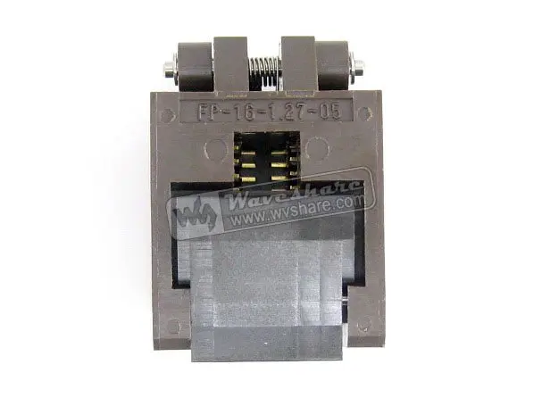 Запчасти SOP16 so16 SOIC16 fp-16-1.27-05 Enplas IC Тесты burn-в гнездо адаптер 1.27 мм шаг | Электроника