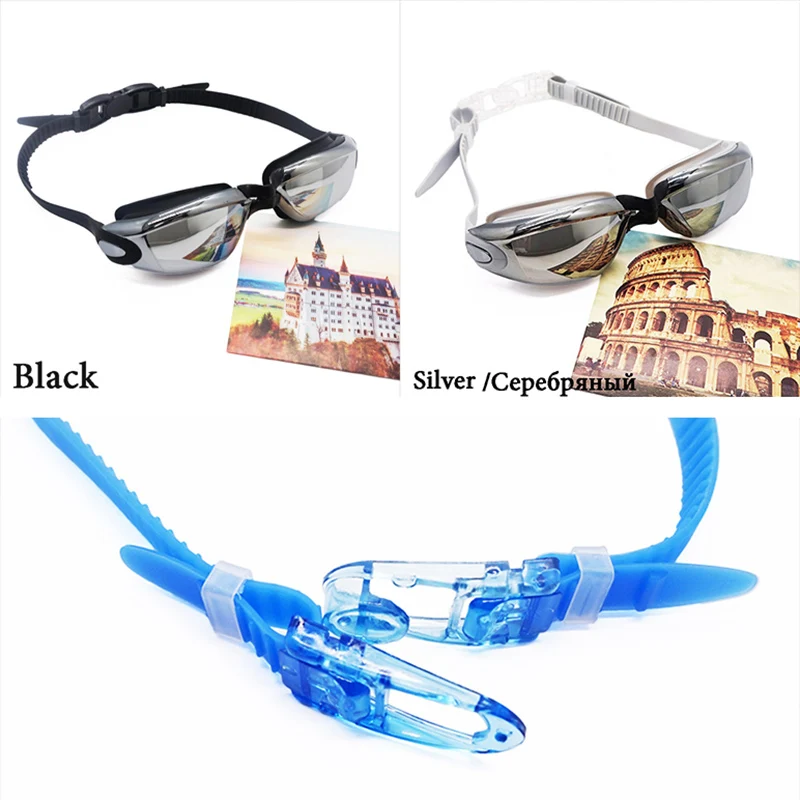 Высококачественные водонепроницаемые очки для плавания плавательные женщин и