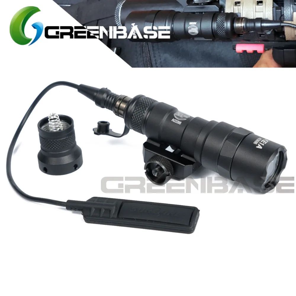 

Tactical M300 M300B MINI Scout Light Outdoor Rifle Hunting Flashlight 400 lumen Weapon Light LED Lanterna