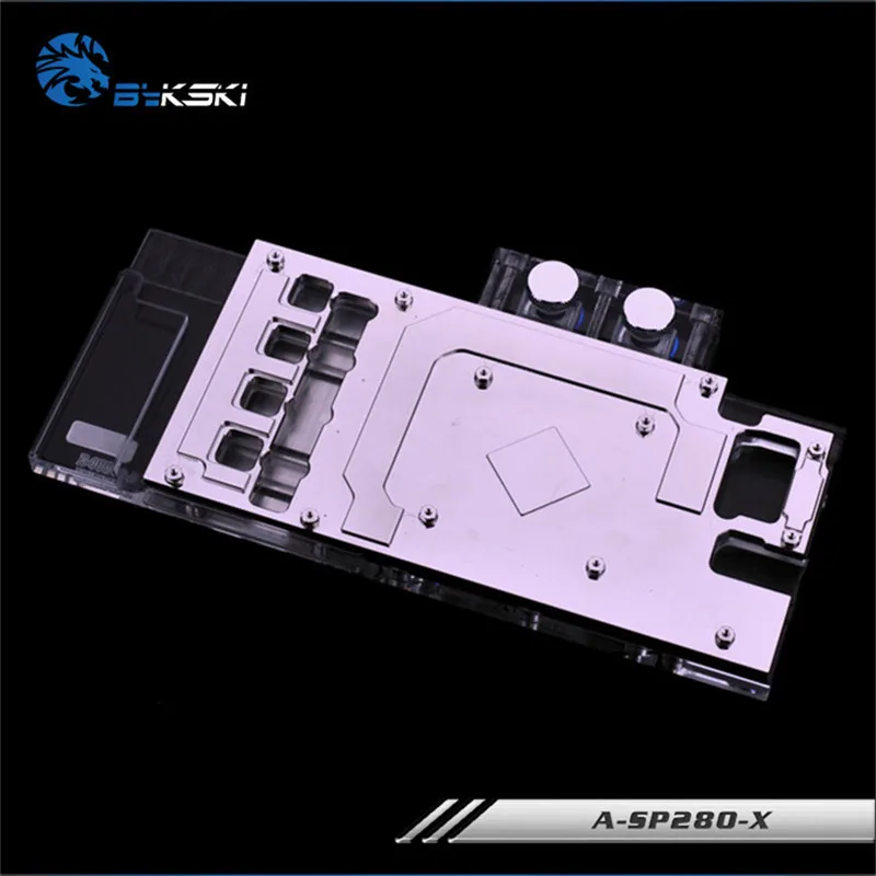Bykski графический блок с полным покрытием для Sapphire R9 280X HD7970 6G VXOC графическая карта