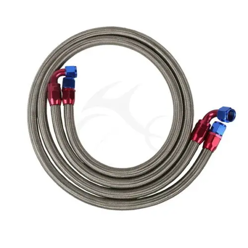 Motorcycle 14 Meter NEW AN-10 Stainless Steel Braided Line &amp Fitting Hose End Adapter Kit | Автомобили и мотоциклы