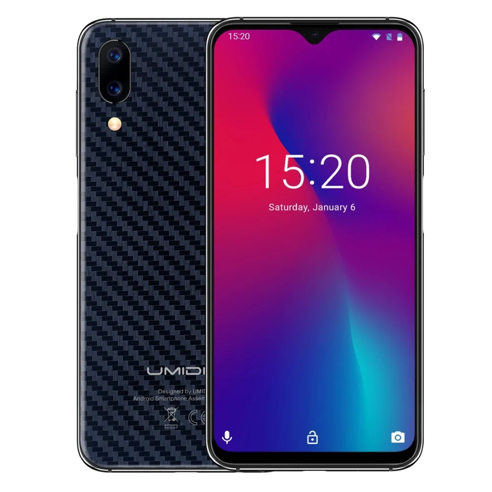 UMIDIGI One Max 4 ГБ 128 Android 8 1 мобильный телефон 6 3 ''лицо разблокировка Fingerpringt ID