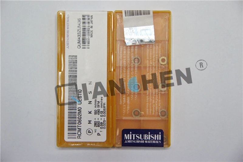 Вставки для ЧПУ Mitsubishi 10 шт./лот RCMT0602MO UE6110 торцевая фреза токарные инструменты