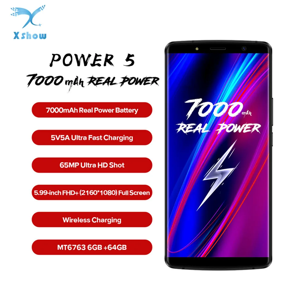 LEAGOO Power 5 смартфон с 99 дюймовым дисплеем восьмиядерным процессором ОЗУ 6 ГБ ПЗУ 64