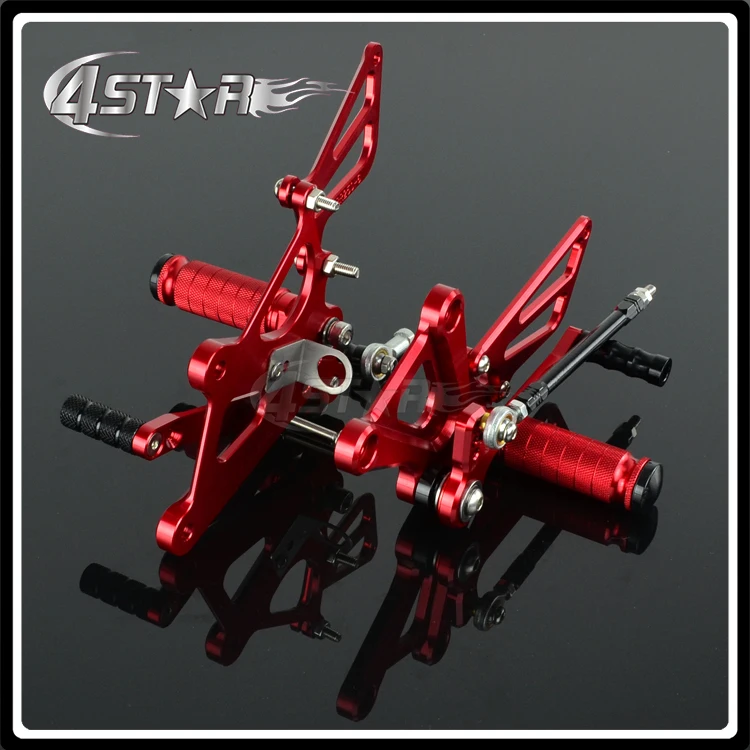 Регулируемые подножки для мотоцикла с ЧПУ подставки педалей HONDA CBR250 CBR250RR 2011 2015 2012