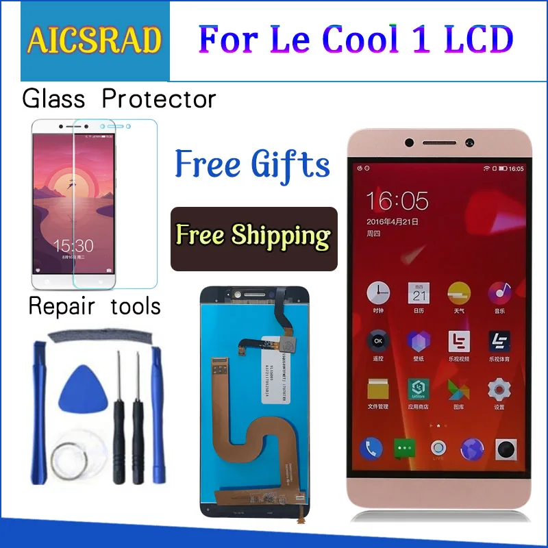 AICSRAD-pantalla LCD para Cool1 Dual C106, montaje de digitalizador con pantalla táctil, repuesto para Letv Le LeEco Coolpad Cool 1