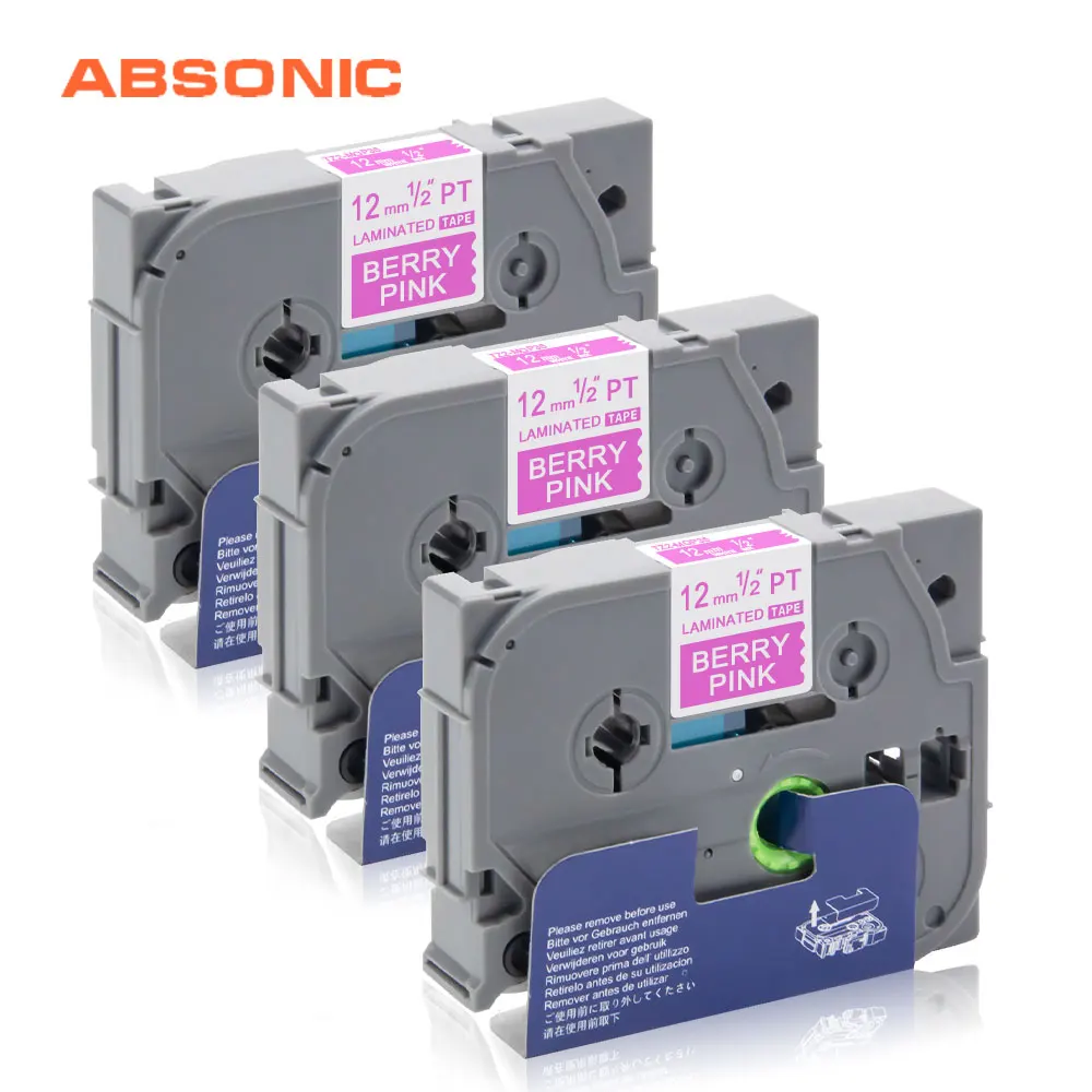 Absonic 3 упаковки TZe MQP35 принтер для этикеток ламинированный Labeler Brother P Touch лента 12 мм *