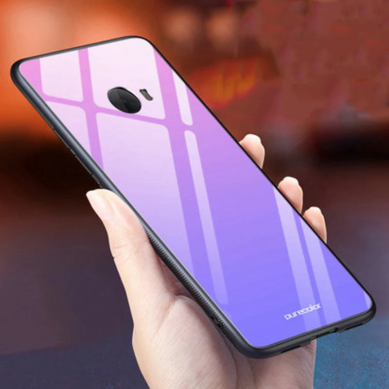 

For Xiaomi Mi Note2 case Gradient tempered glass + soft edge cover 5.7'' For Mi Note 2 dream glass case minote2 cases shell