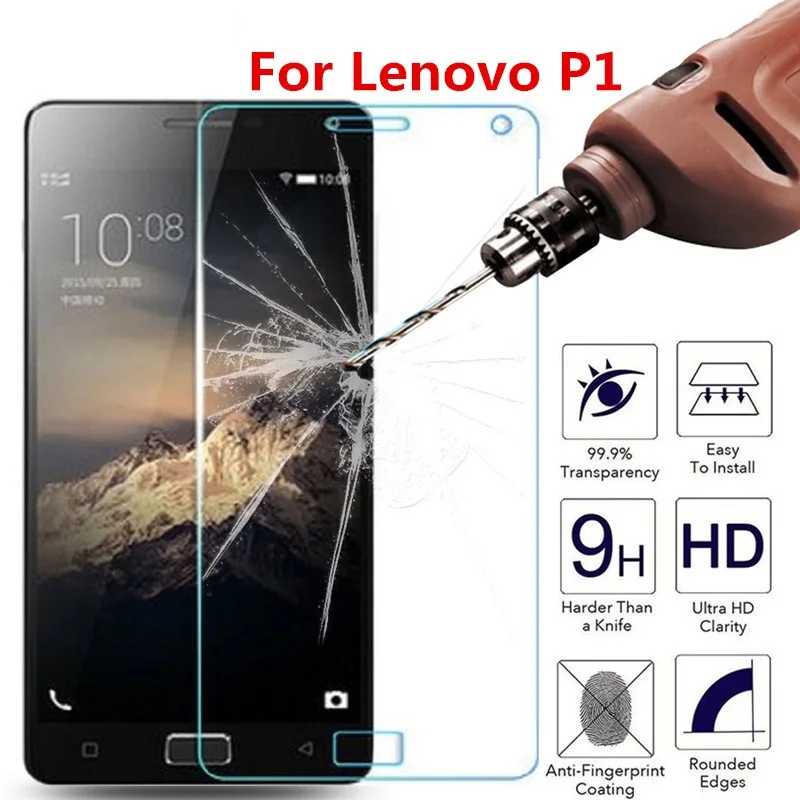 Защитное стекло для Lenovo VIBE P1 P 1 P1a42 P1c72 P1c58 2.5D 9H|Защитные стёкла и плёнки телефонов| |