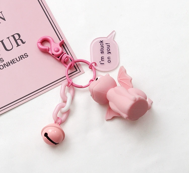 Мультфильм дракон животное аниме подвеска детские игрушки брелок для женщин