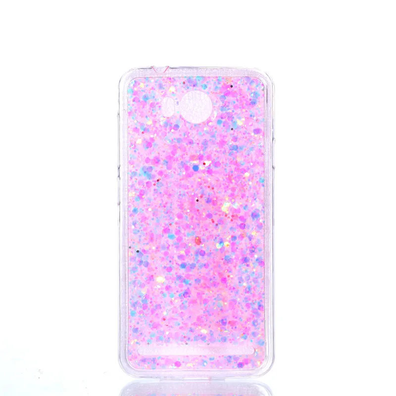 Цветной блестящий чехол Huawei Lua-L21 Y3II Y3 II мягкая силиконовая рамка из ТПУ с