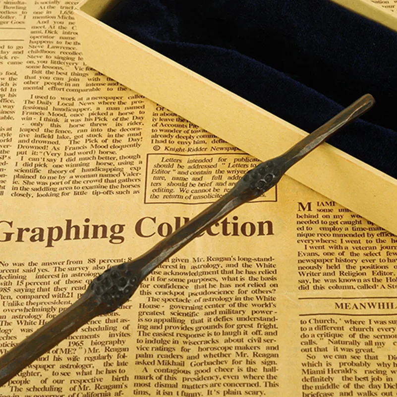 Оригинальная версия качество металла Core Deluxe COS Альбус Дамблдор Волшебная Палочка