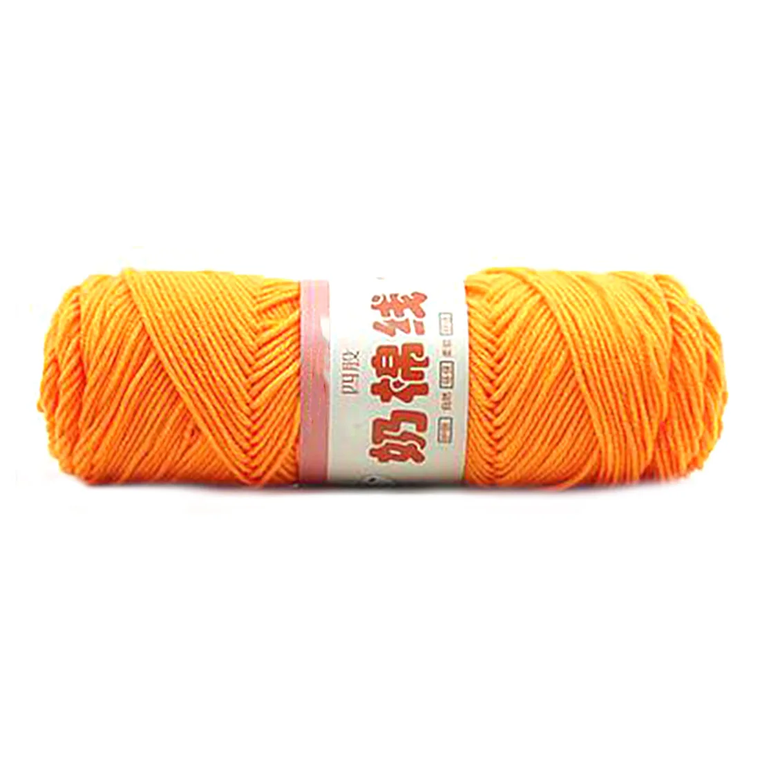 saffron yellow Мягкая молочная хлопковая толстая пряжа для вязания любимых шарфов одежда теплая пряжа для ручного вязание крючком из шерсти вплетать в пряжу нить - Цвет: saffron yellow